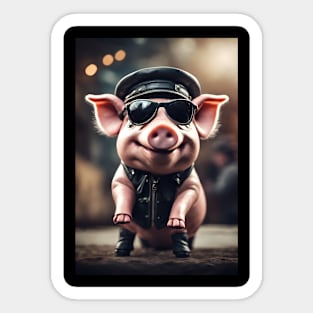 Funny pig Sticker